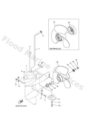 Diagram for LOWER CASING & DRIVE 2