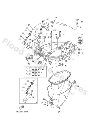 Diagram for BOTTOM COWLING