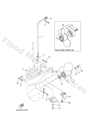 Diagram for LOWER CASING & DRIVE 2