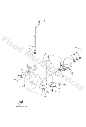 Diagram for LOWER CASING & DRIVE 2