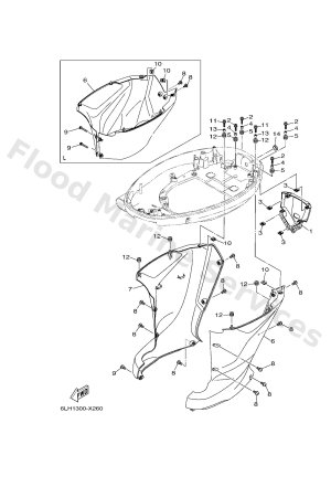 Diagram for BOTTOM COWLING 2