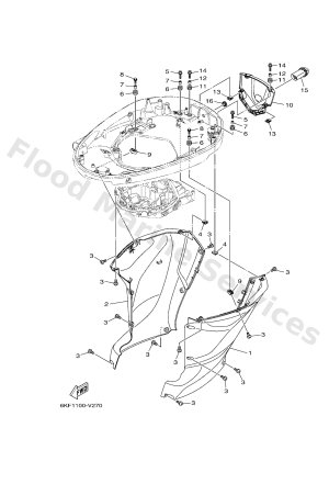 Diagram for BOTTOM COWLING 3