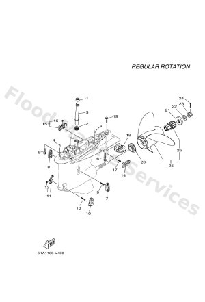 Diagram for LOWER CASING & DRIVE 2
