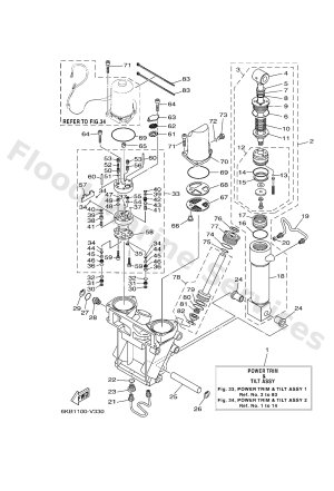 Diagram for POWER TRIM & TILT ASSY 1