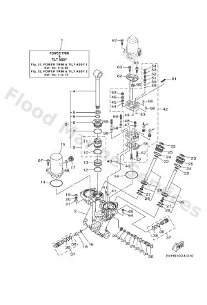 Diagram for POWER TRIM & TILT ASSY 1