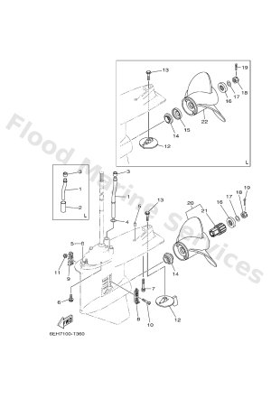 Diagram for LOWER CASING & DRIVE 2