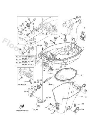 Diagram for BOTTOM COWLING