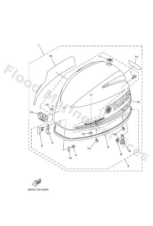 Diagram for TOP COWLING