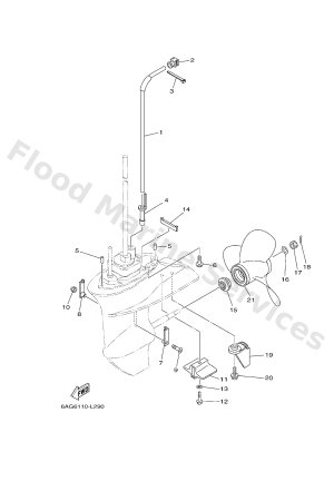 Diagram for LOWER CASING & DRIVE 2