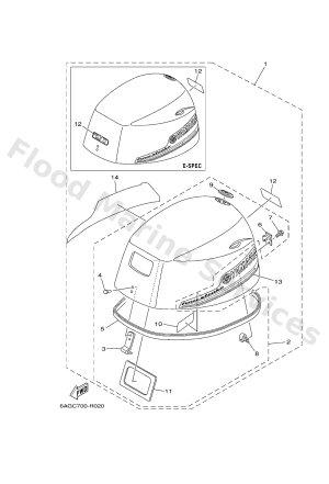 Diagram for TOP COWLING