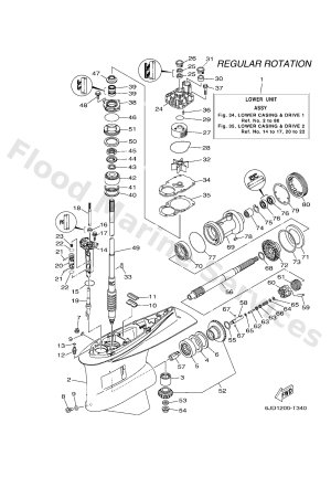 Diagram for LOWER CASING & DRIVE 1