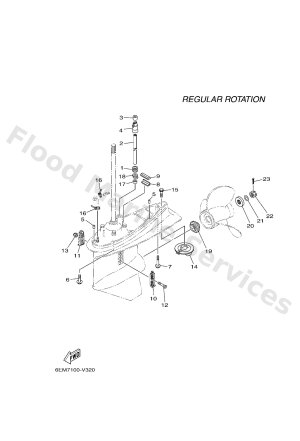 Diagram for LOWER CASING & DRIVE 2