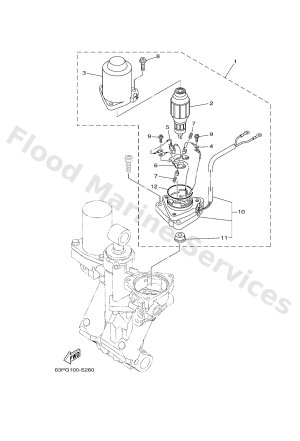 Diagram for POWER TRIM & TILT ASSY 2