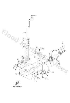 Diagram for LOWER CASING & DRIVE 2