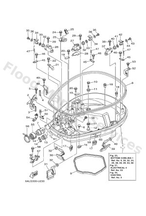 Diagram for BOTTOM COWLING 1