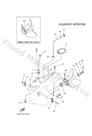 Diagram for LOWER CASING & DRIVE 4