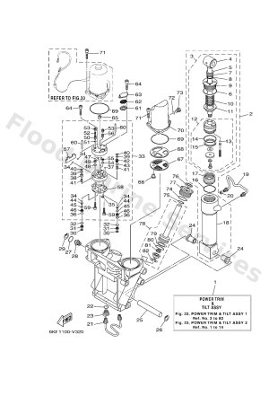 Diagram for POWER TRIM & TILT ASSY 1