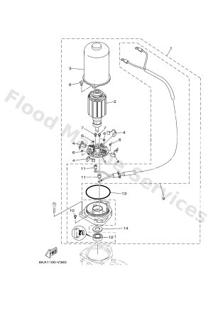Diagram for POWER TRIM & TILT ASSY 2