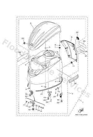 Diagram for TOP COWLING