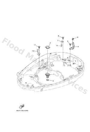 Diagram for BOTTOM COWLING 4