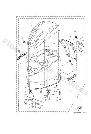 Diagram for TOP COWLING