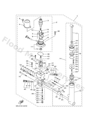 Diagram for POWER TRIM & TILT ASSY
