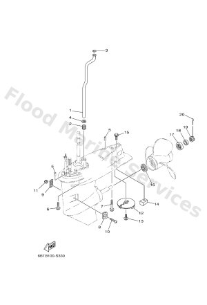 Diagram for LOWER CASING & DRIVE 2