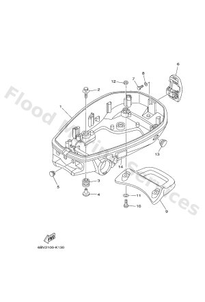 Diagram for BOTTOM COWLING