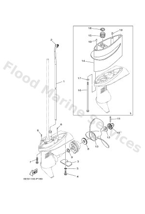 Diagram for LOWER CASING & DRIVE 2