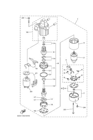 Diagram for STARTING MOTOR