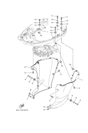 Diagram for BOTTOM COWLING 3