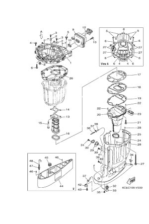 Diagram for UPPER CASING