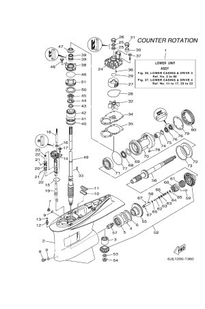 Diagram for LOWER CASING & DRIVE 3