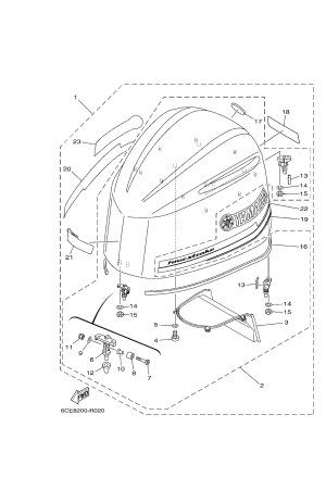 Diagram for TOP COWLING