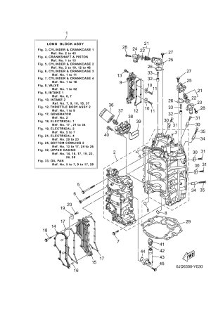 Diagram for CYLINDER & CRANKCASE 1