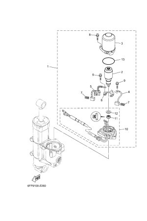 Diagram for POWER TRIM & TILT ASSY 2