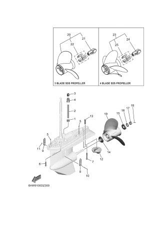 Diagram for LOWER CASING & DRIVE 2