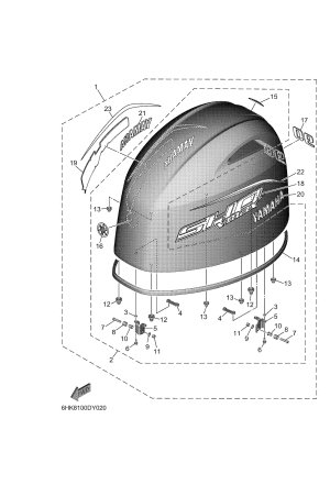 Diagram for TOP COWLING