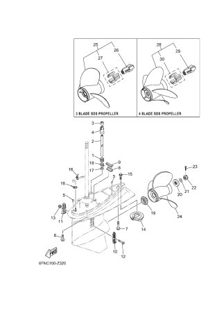 Diagram for LOWER CASING & DRIVE 2