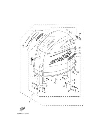 Diagram for TOP COWLING
