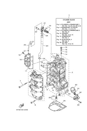 Diagram for CYLINDER & CRANKCASE 1