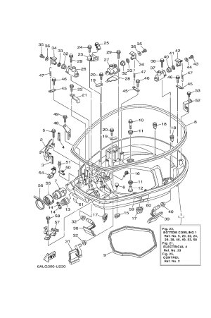 Diagram for BOTTOM COWLING 1