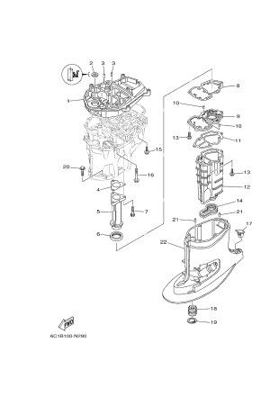 Diagram for UPPER CASING