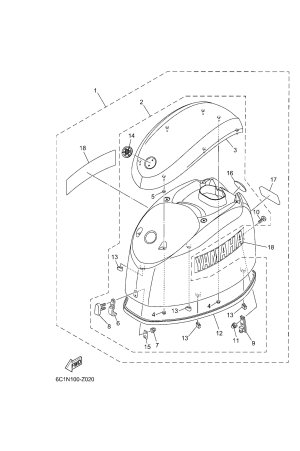 Diagram for TOP COWLING