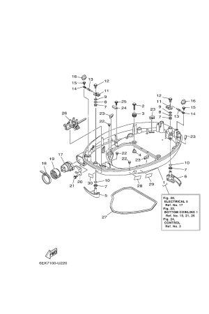 Diagram for BOTTOM COWLING 1