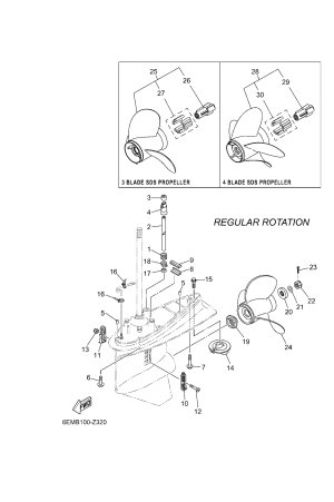 Diagram for LOWER CASING & DRIVE 2