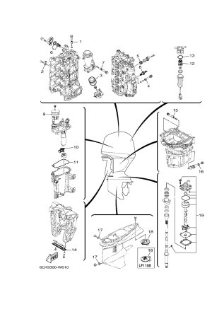 Diagram for SCHEDULED SERVICE PARTS