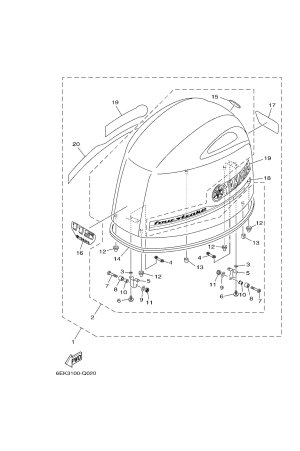 Diagram for TOP COWLING