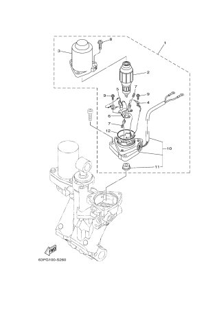 Diagram for POWER TRIM & TILT ASSY 2