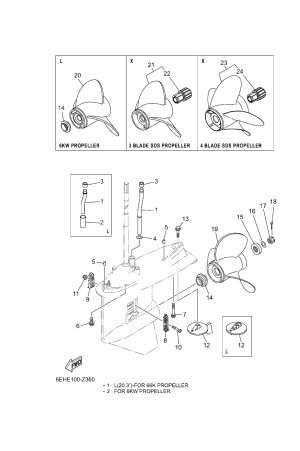 Diagram for LOWER CASING & DRIVE 2